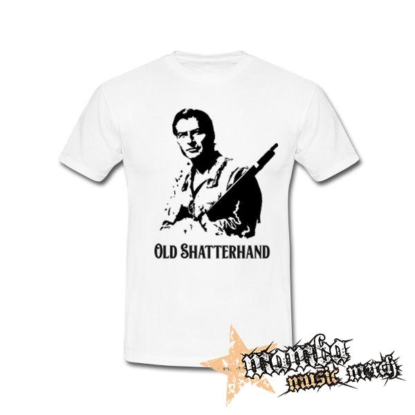 OLD SHATTERHAND - Portrait - biele pánske tričko