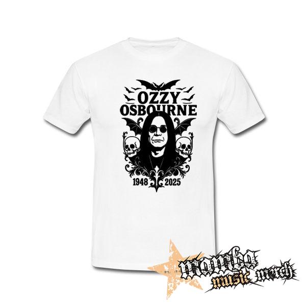 OZZY OSBOURNE - Skull Bat Forever - biele pánske tričko