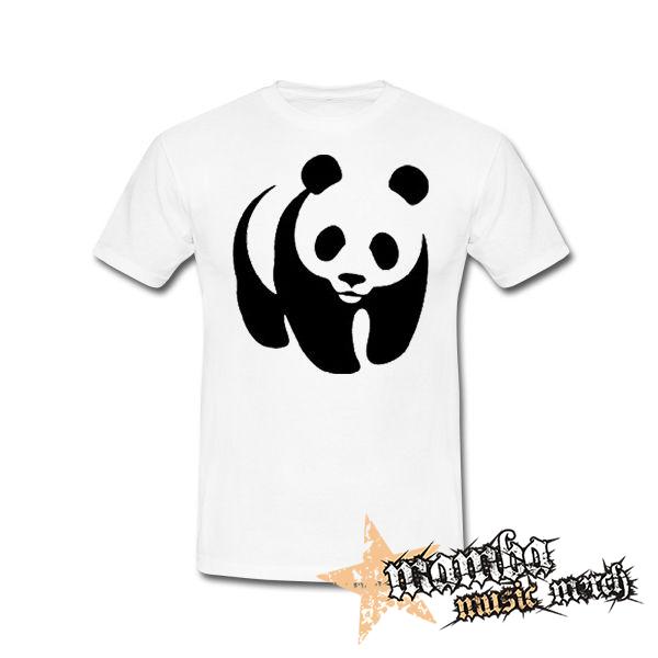 PANDA  Motive 2 - biele pánske tričko