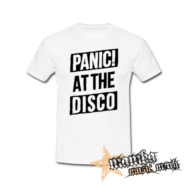 PANIC AT THE DISCO - Big Logo - biele pánske tričko