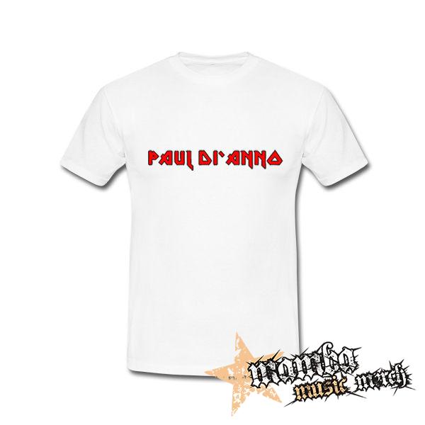 PAUL DI ANNO - Red Logo - biele pánske tričko