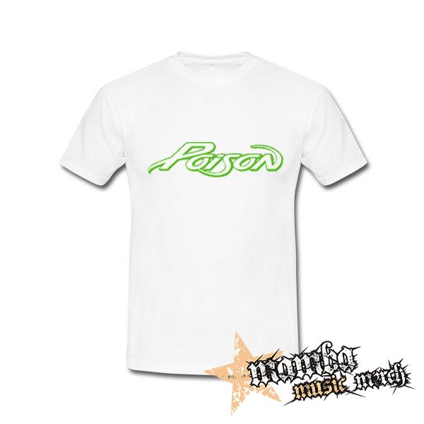 POISON - Logo Green - biele pánske tričko