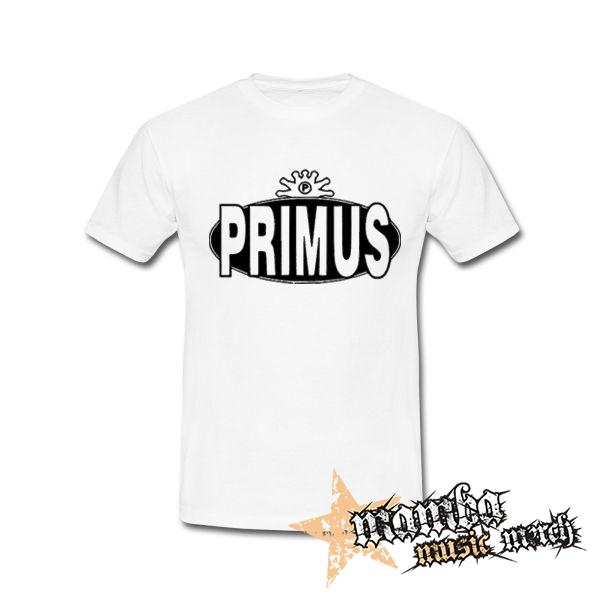PRIMUS - Logo Band - biele pánske tričko