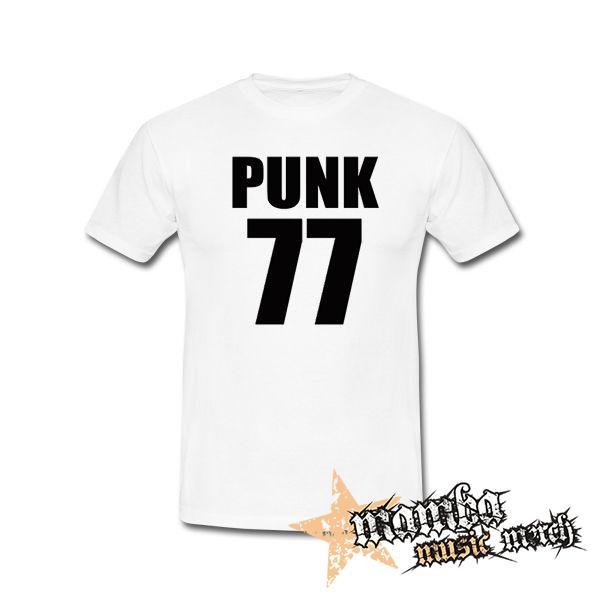 PUNK 77 - Slogan - biele pánske tričko