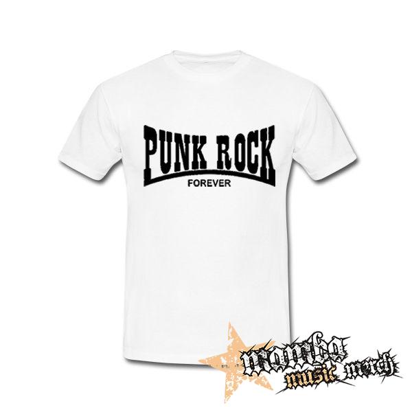 PUNKROCK FOREVER - biele pánske tričko