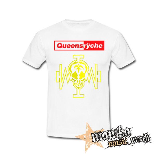 QUEENSRYCHE - Operation Mindcrime Crest - biele pánske tričko