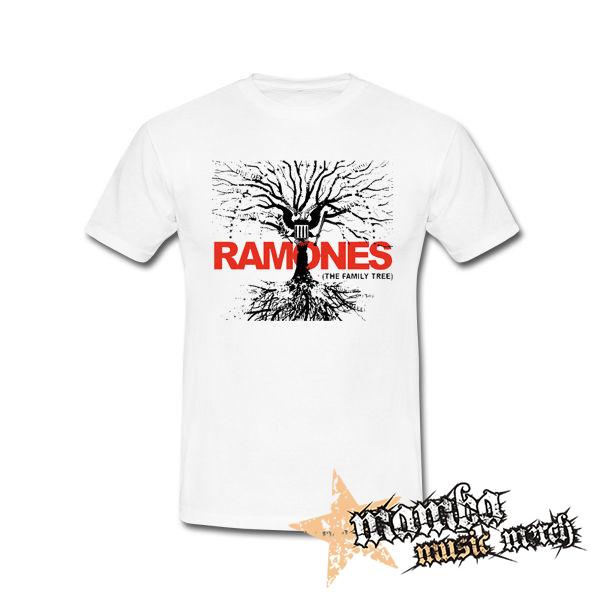RAMONES - The Family Tree - biele pánske tričko