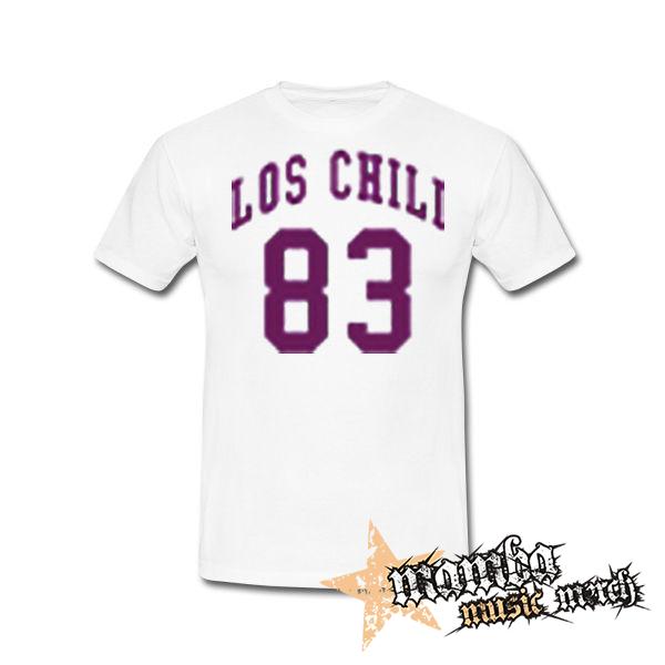 RED HOT CHILI PEPPERS - Los Chili 83 - biele pánske tričko