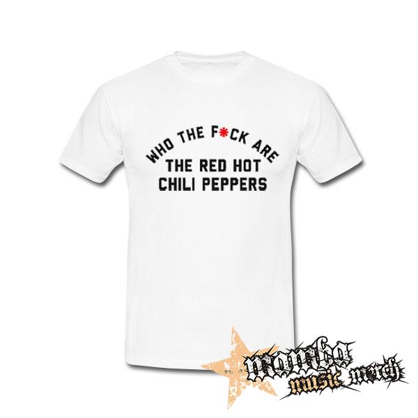 RED HOT CHILI PEPPERS - Who The Fuck Are - biele pánske tričko