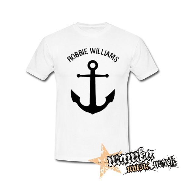ROBBIE WILLIAMS - Anchor - biele pánske tričko