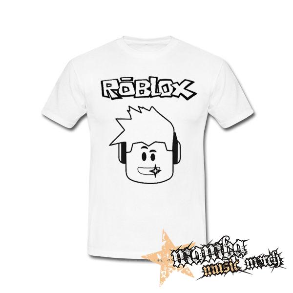 ROBLOX - Logo & Skin Face - biele pánske tričko