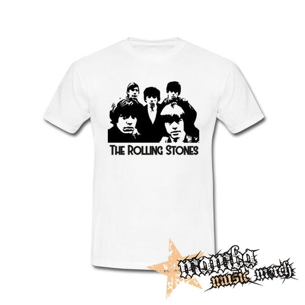 ROLLING STONES - Band Portrait - biele pánske tričko
