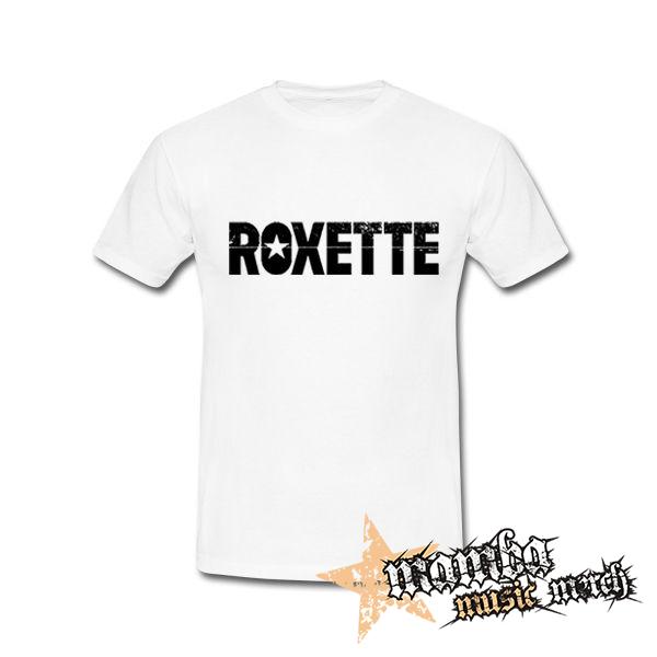 ROXETTE - Logo - biele pánske tričko