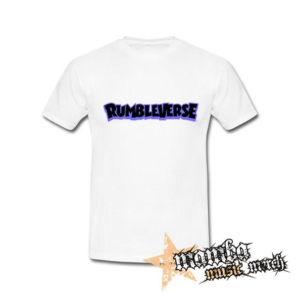 RUMBLEVERSE - Logo Blue - biele pánske tričko