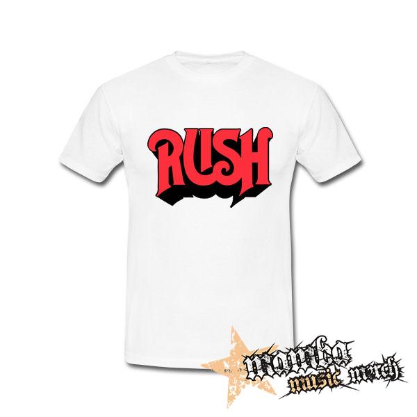 RUSH - Logo Red - biele pánske tričko