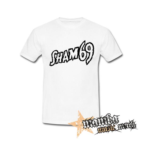 SHAM 69 - Logo - biele pánske tričko