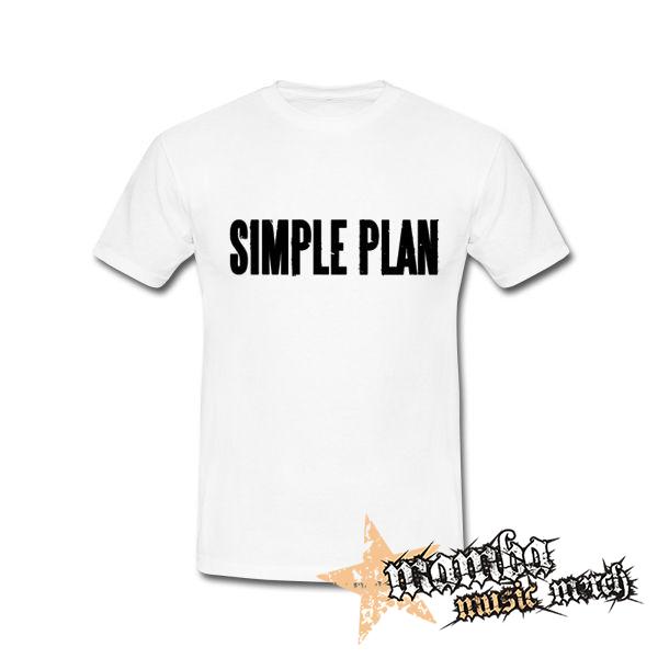 SIMPLE PLAN - Logo - biele pánske tričko