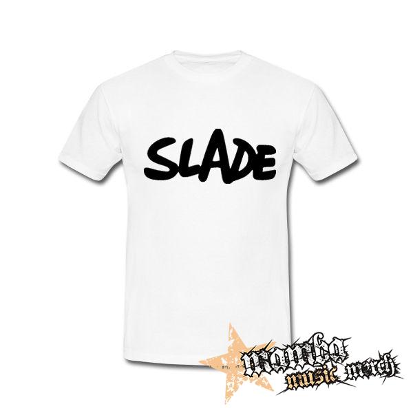 SLADE - Logo - biele pánske tričko