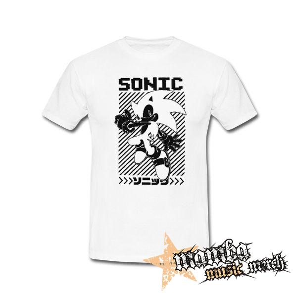 SONIC THE HEDGEHOG - Ježko Sonic - biele pánske tričko