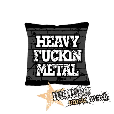 HEAVY FUCKING METAL - vankúš