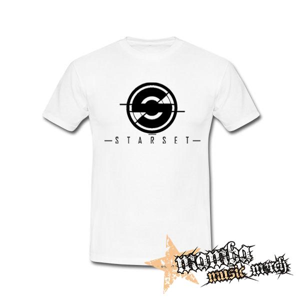 STARSET - Logo - biele pánske tričko