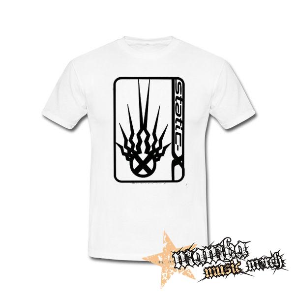 STATIC-X - Logo Symbol - biele pánske tričko