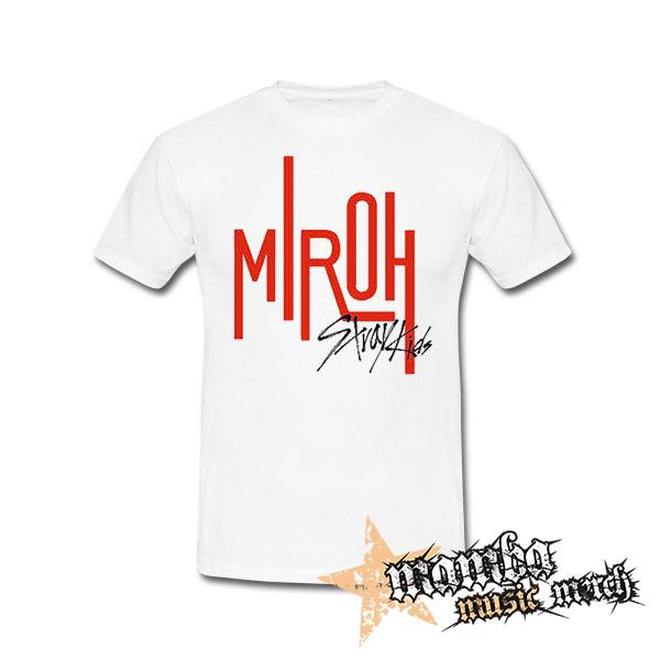 STRAY KIDS - Logo MIROH - biele pánske tričko