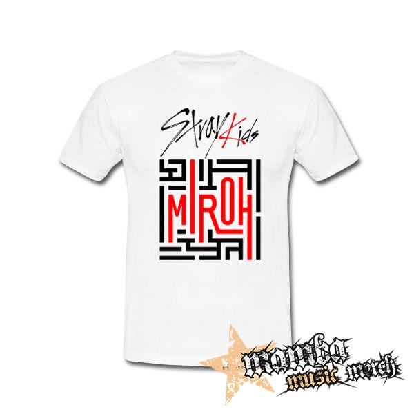 STRAY KIDS - MIROH Cover Album - biele pánske tričko