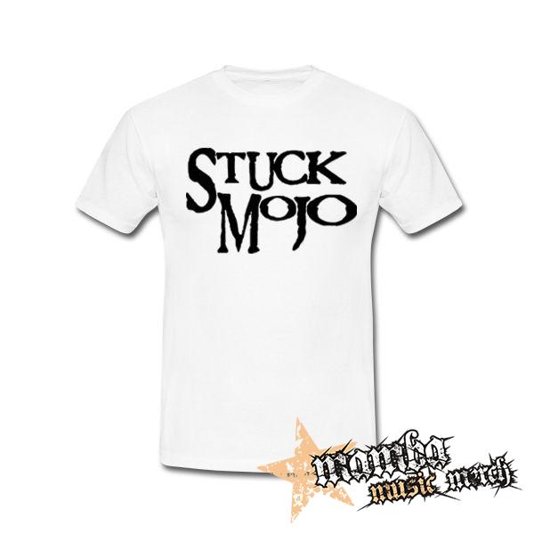STUCK MOJO - Logo - biele pánske tričko