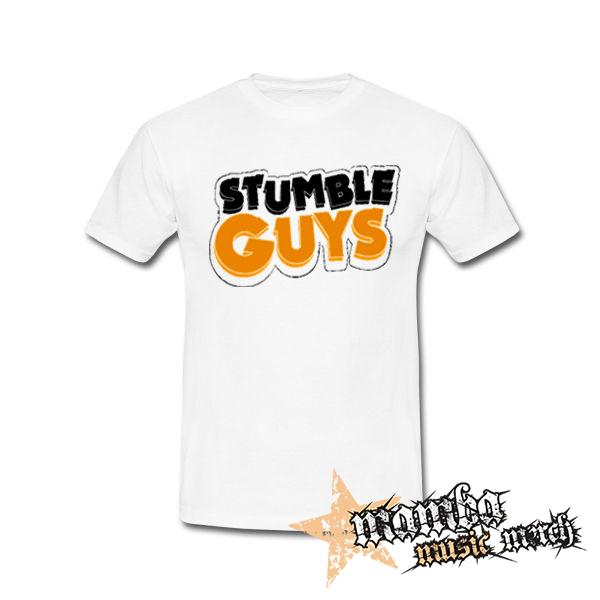 STUMBLE GUYS - Logo - biele pánske tričko