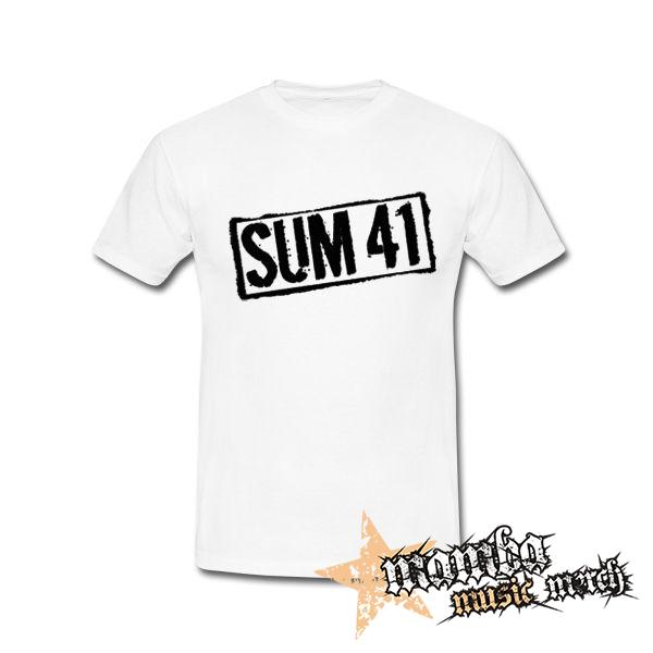 SUM 41 - Logo - biele pánske tričko