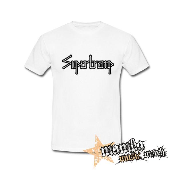 SUPERTRAMP - Logo Legendary Prog Hardrock Band - biele pánske tričko