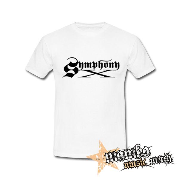 SYMPHONY X - Logo - biele pánske tričko