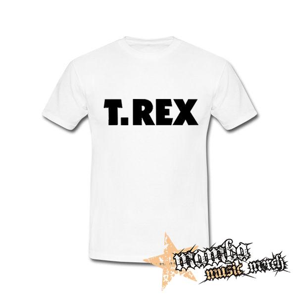 T.REX - Logo Glamrock Band Legend - biele pánske tričko