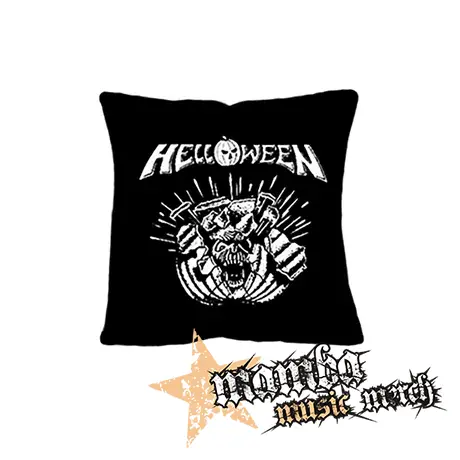 HELLOWEEN - 80' Logo - Metal Pumpkin Head - vankúš