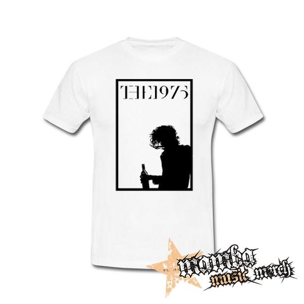 THE 1975 - Matty Wine Silhouette - biele pánske tričko