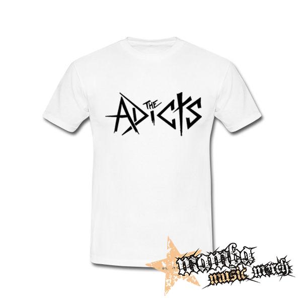 THE ADICTS - Logo - biele pánske tričko