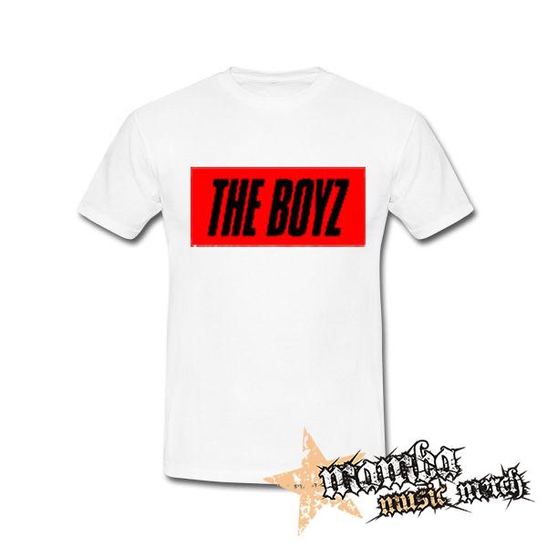 THE BOYZ - Red Logo Debut Album - biele pánske tričko
