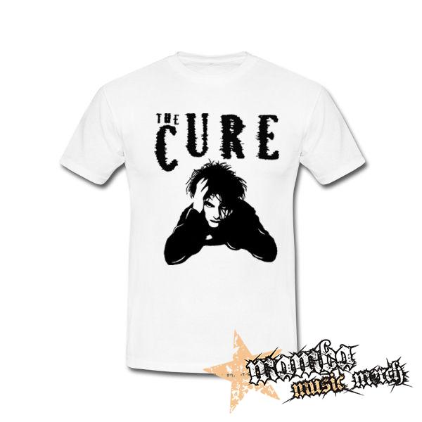 THE CURE - Robert Smith Portrait - biele pánske tričko