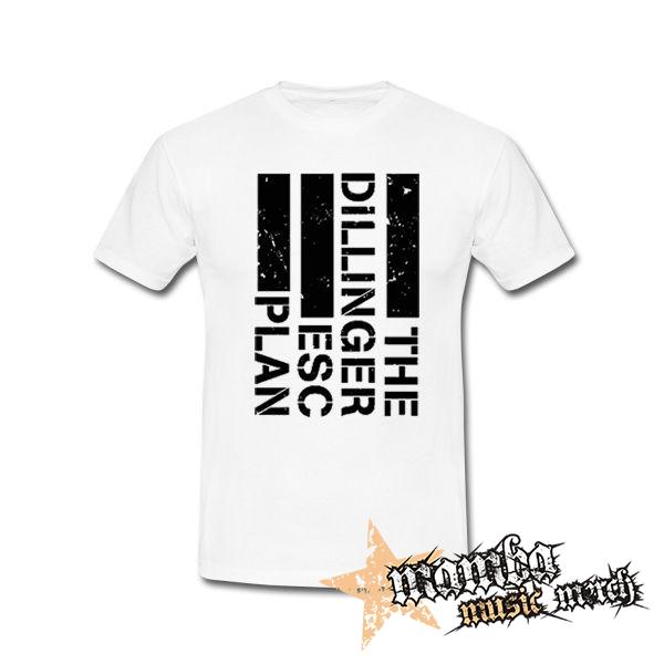 THE DILLINGER ESCAPE PLAN - Logo - biele pánske tričko