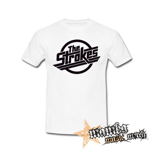 THE STROKES - Logo Band - biele pánske tričko