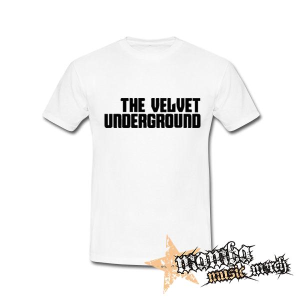THE VELVET UNDERGROUND - Logo - biele pánske tričko