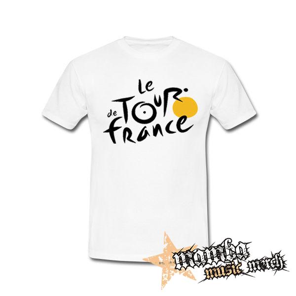 TOUR DE FRANCE - biele pánske tričko