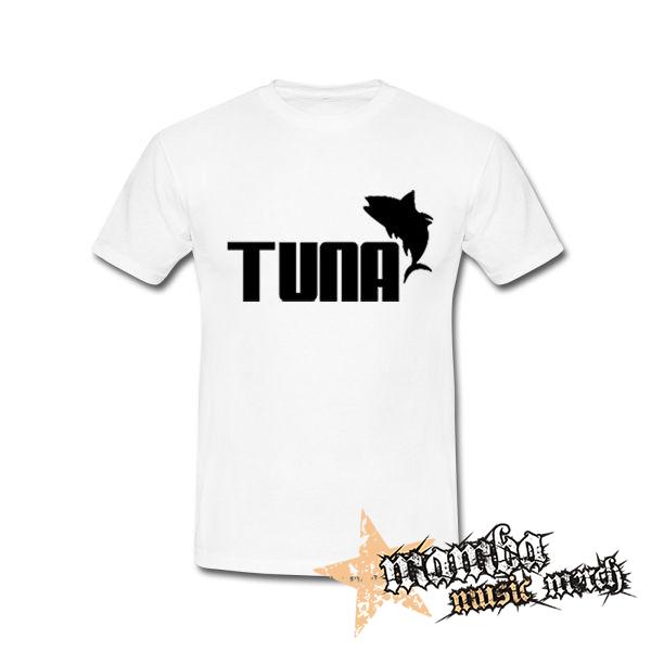 TUNA - biele pánske tričko