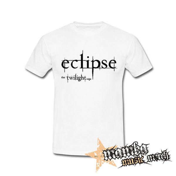 TWILIGHT ECLIPSE - Logo - biele pánske tričko