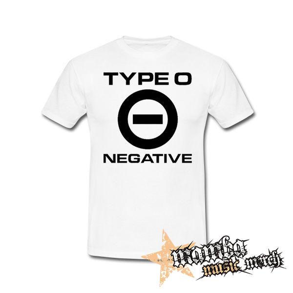 TYPE O NEGATIVE - Logo Crest - biele pánske tričko