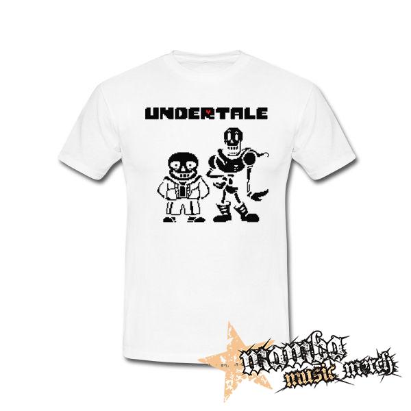 UNDERTALE - Sans And Papyrus - biele pánske tričko