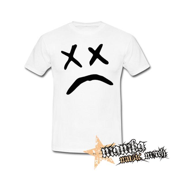 UNHAPPY - biele pánske tričko