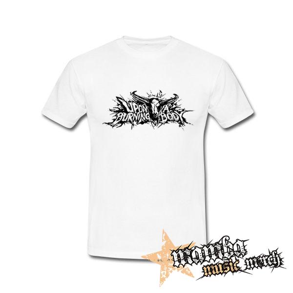 UPON A BURNING BODY - Logo - biele pánske tričko