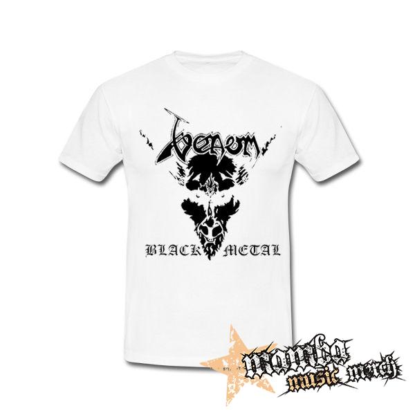 VENOM - Black Metal - biele pánske tričko